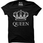 THE CROWNED QUEEN T-SHIRT BLACK