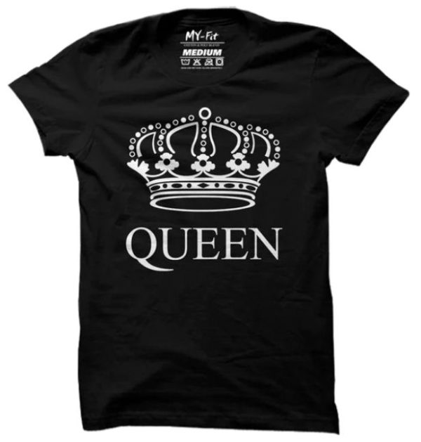 THE CROWNED QUEEN T-SHIRT BLACK